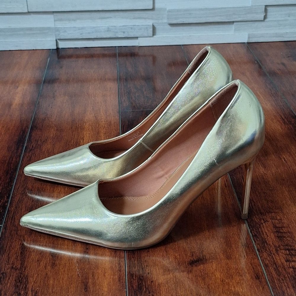 Asos Gold Women's Heels Size 10